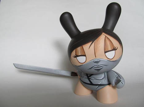 Custom 8 inch ninja girl, the sword