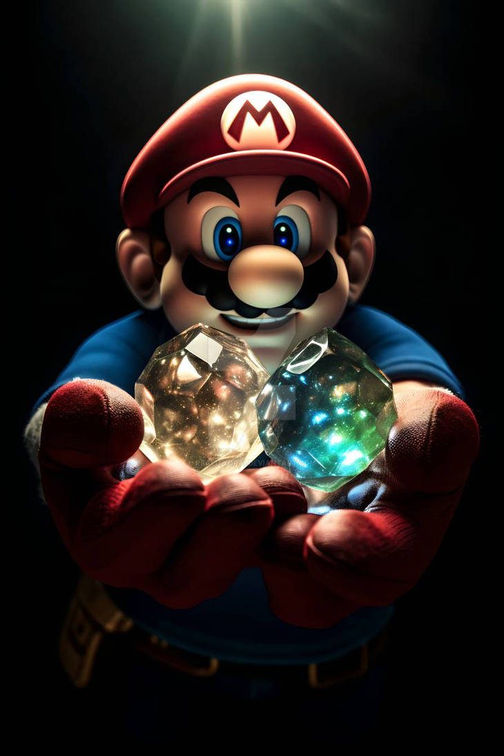 Mario Stone Block Mario Stones 4K by RealityorAI on DeviantArt