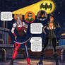 Batman and robin in Harley and catwoman bodies