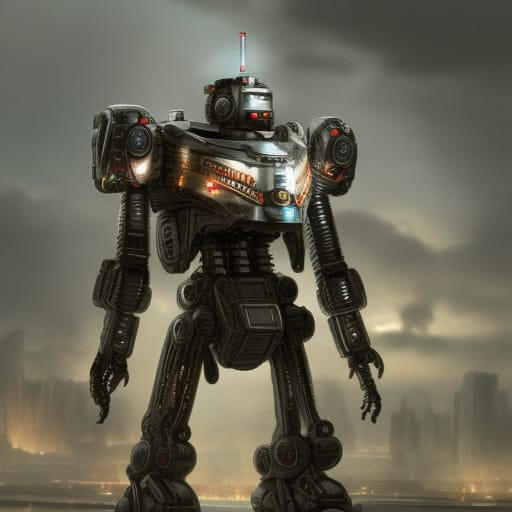 Zero-Zero-One A.I mechanized robot commander by Angel911DustTony on ...