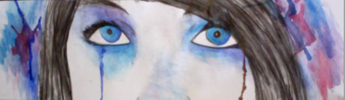 Watercolour eyes