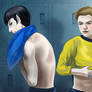 Star Trek- Kirk and Spock in Changing Room