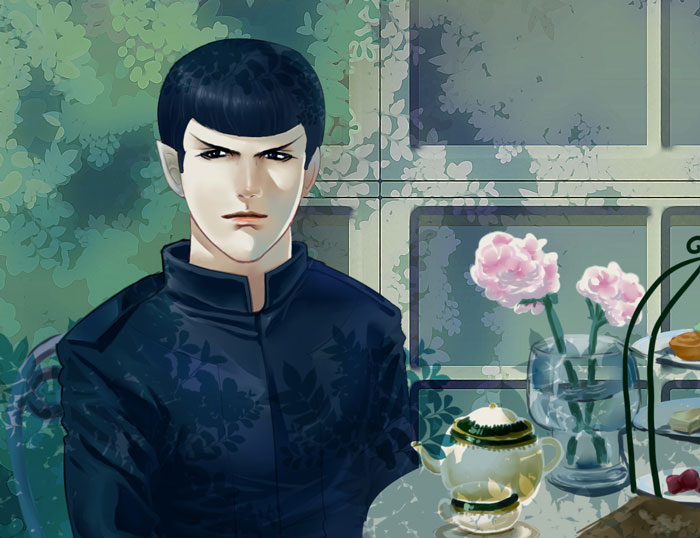 Star trek-Spock's tea time by dosruby Star trek-Spock's tea time by dosruby
