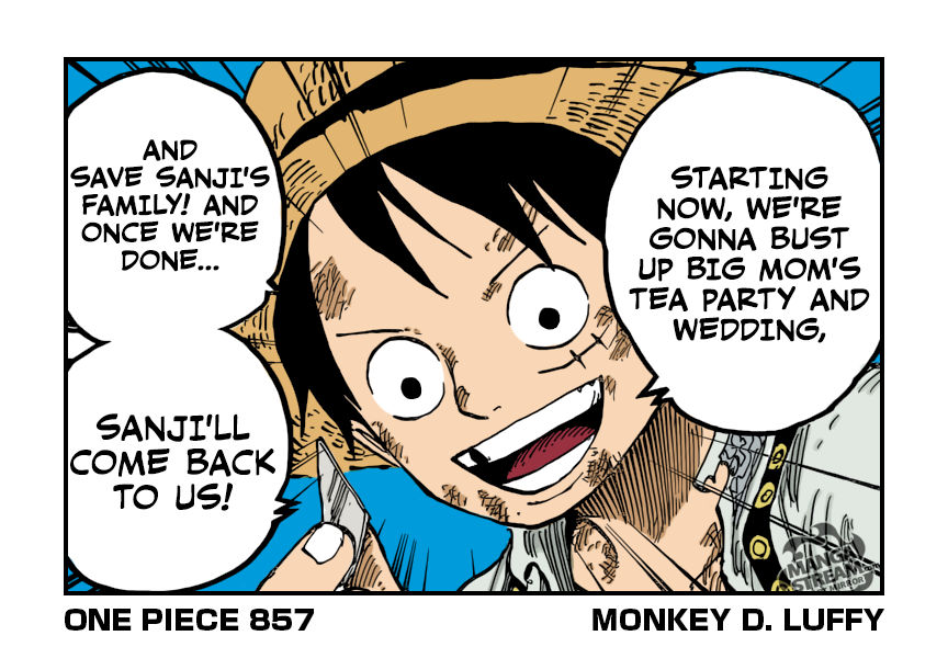 One Piece Monkey D Luffy Chapter 857 By Ramonroca10 On Deviantart