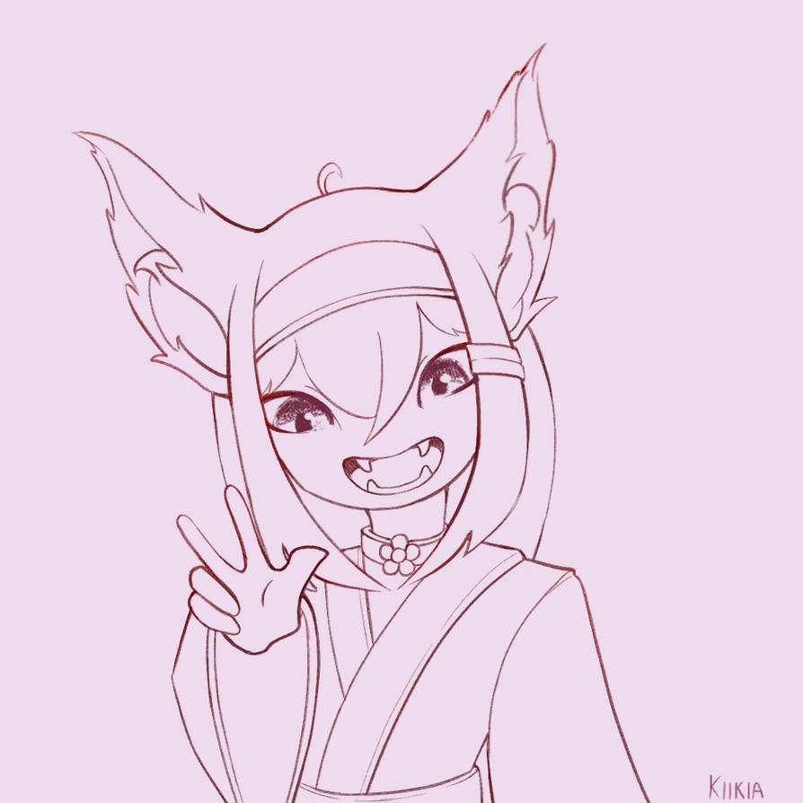 Redrawing My Oc By Kiikia On Deviantart Redrawing My Oc By Kiikia On Deviantart