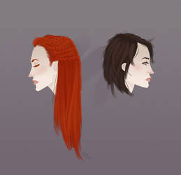 Sansa and Arya