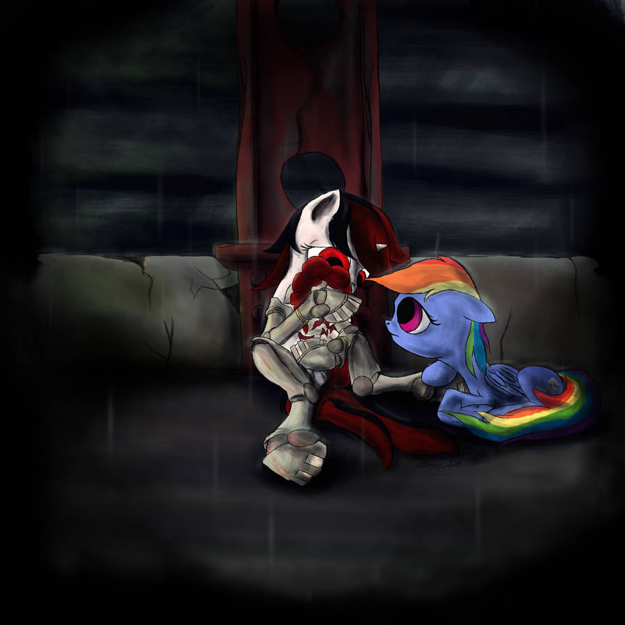 To Cradle an Immortal Death Filly by AaronMk