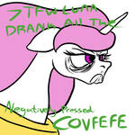 Celestia needs her Cofveve by AaronMk