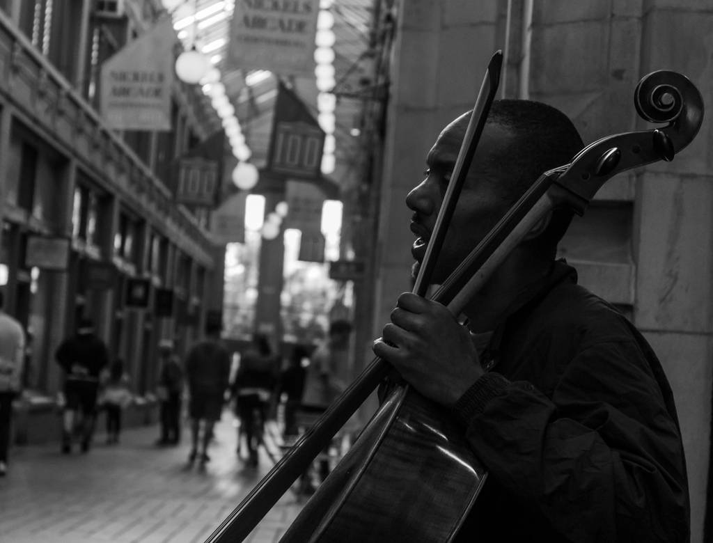 Cello Player by AaronMk