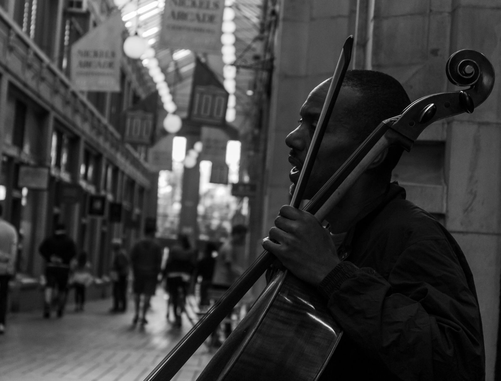 Cello Player by AaronMk