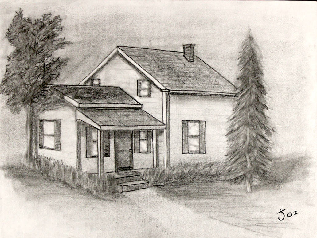 Texture study: House, trees, Haus, Baumen by moabmusher on DeviantArt