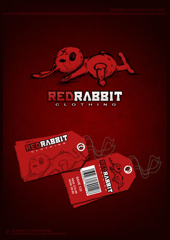 Red Rabbit Logo and Tags by iRutland on DeviantArt