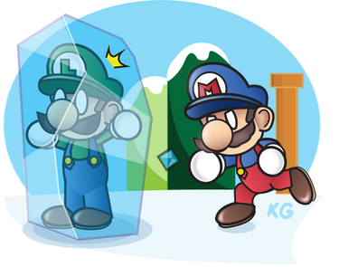 Daily Drawing 2016 #2: Mario's Icy Advantage