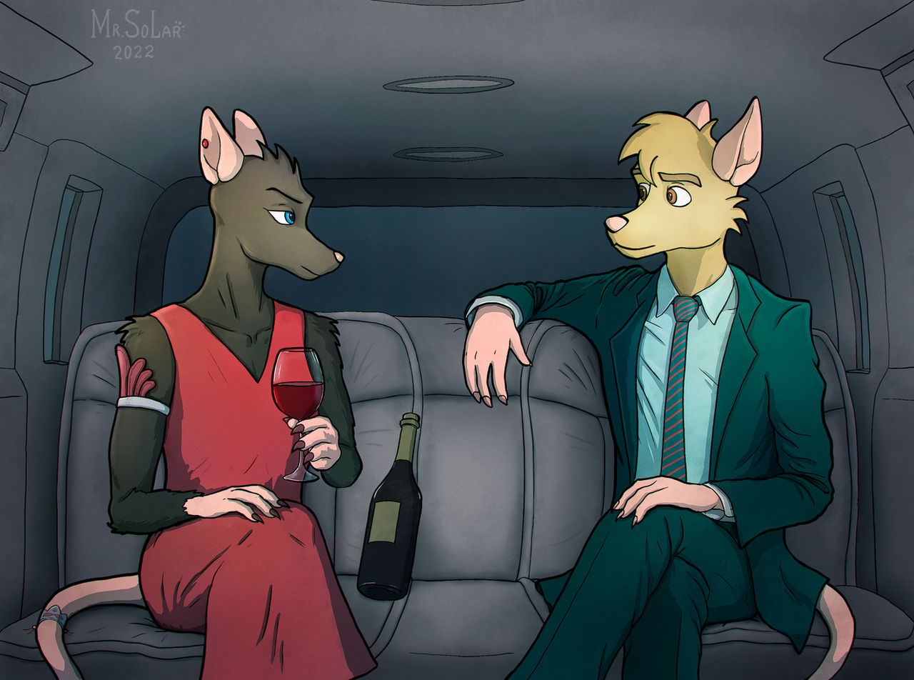 Deviantart Limo Ferrin and Robert in the limo by MrSoLar95 on DeviantArt