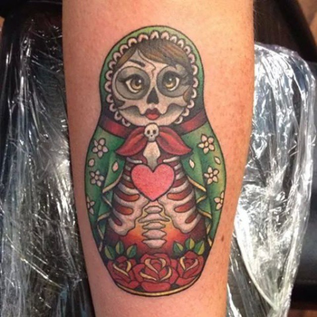 day of the dead russian doll