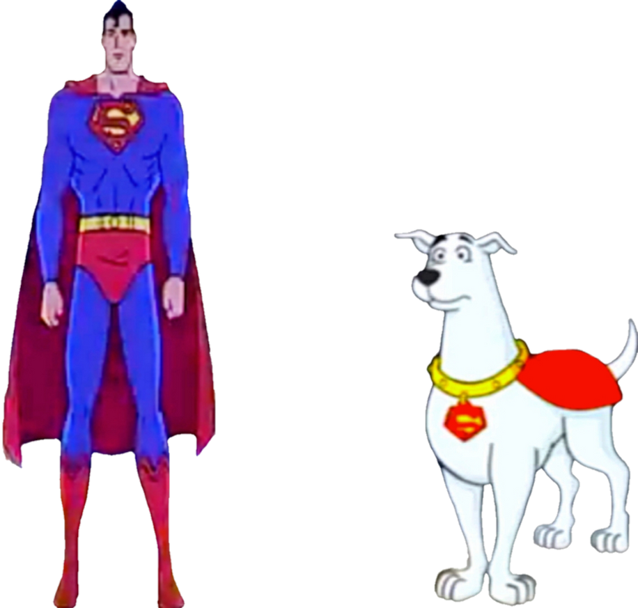 Superman And Krypto (ScoobyDoo! and Krypto, Too!) by CyberMan001 on