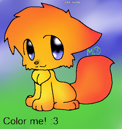 tasuki fox coloring