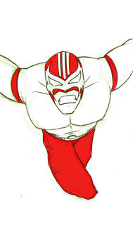 red boy luchador