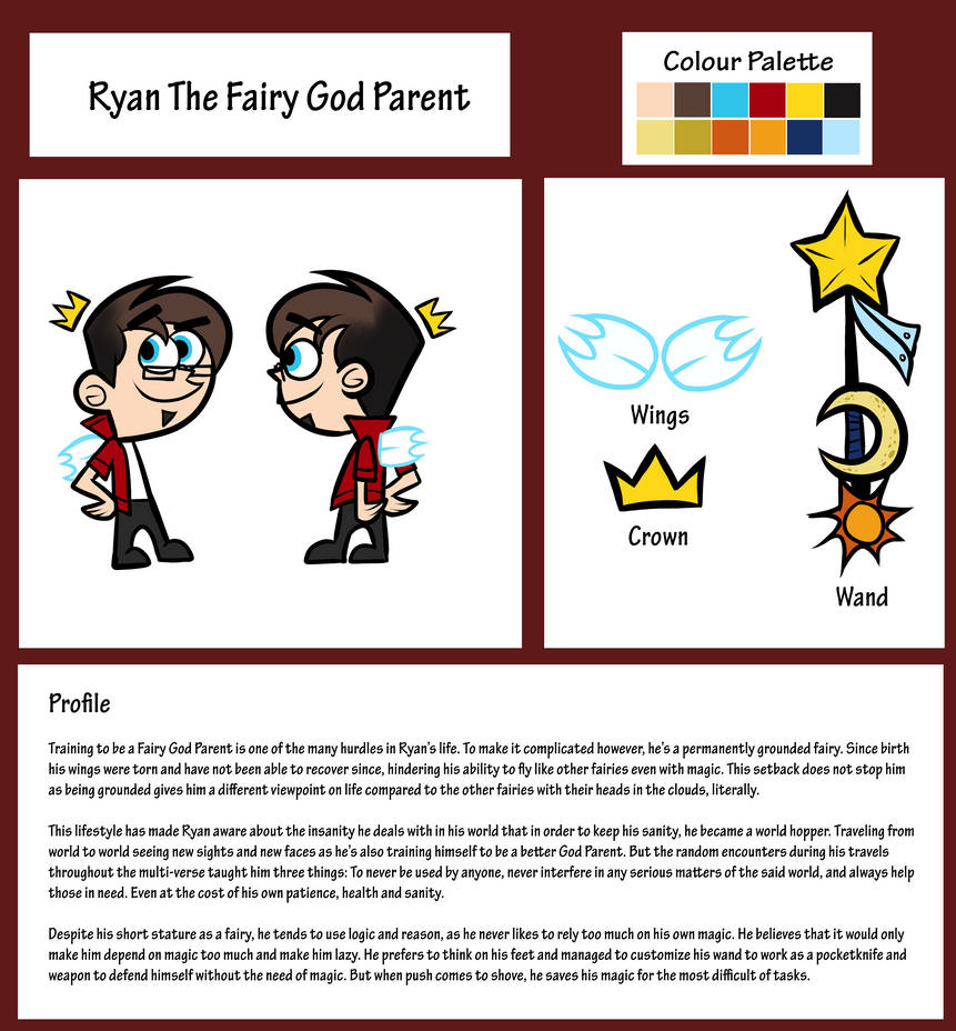 Ryan the Fairy God Parent Profile and Reference