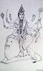 Maa Durga by yosachin