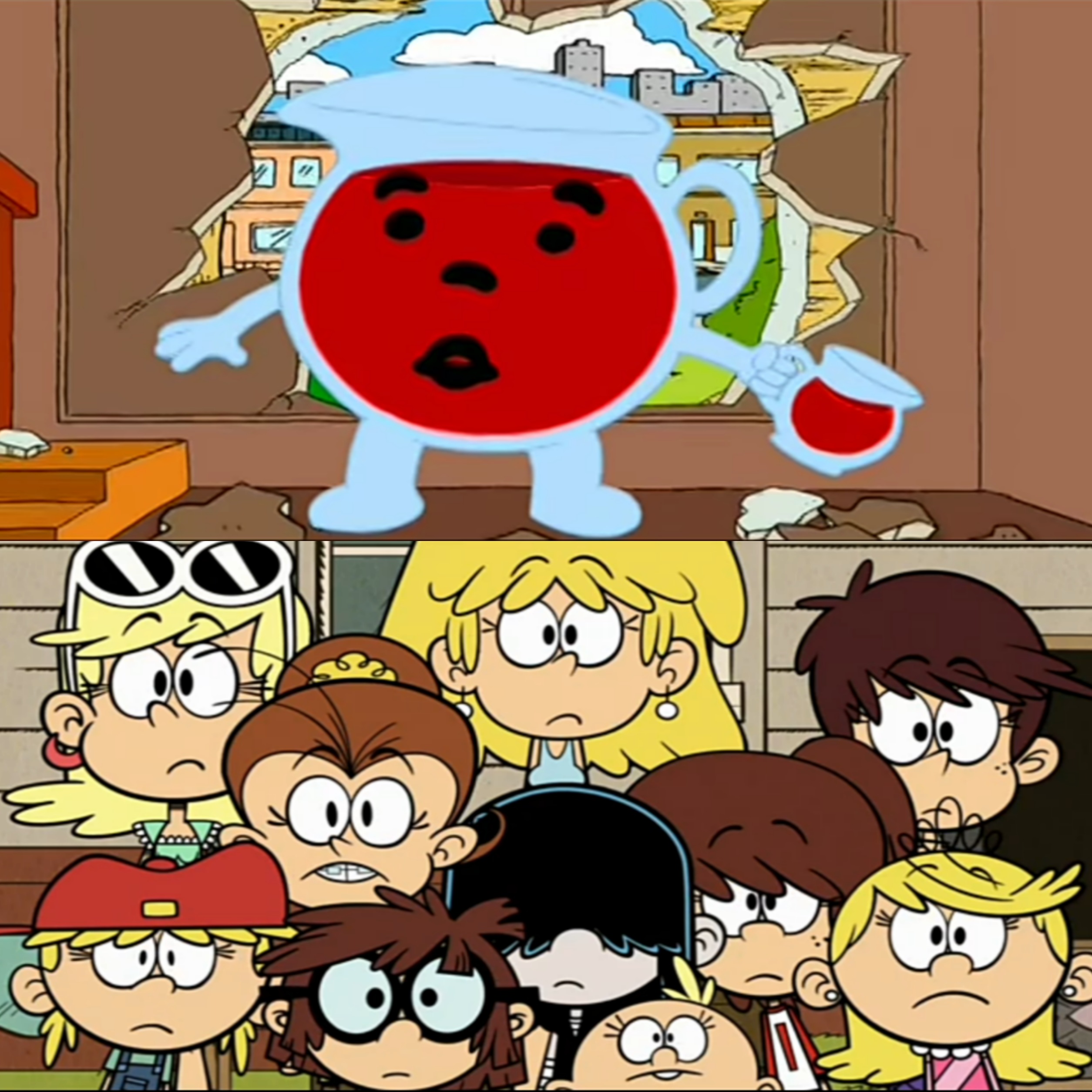 Deviantart Klooaid Loud Sisters Meets Kool-Aid Man by Benny49 on DeviantArt