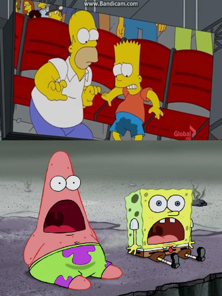 Sponge Bart SpongeBob And Patrick Reacts To Bart Wet His Pants by Benny49 on DeviantArt