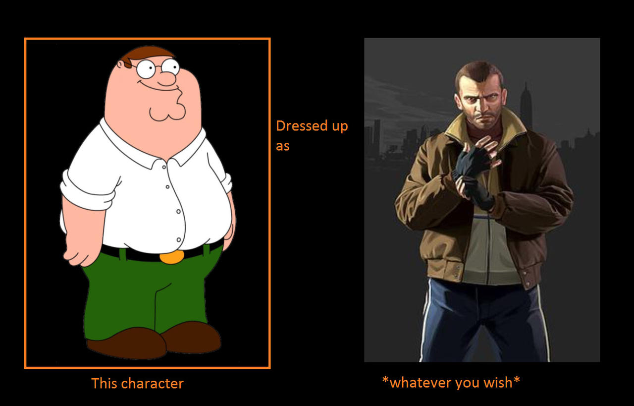 What If Peter Griffin Dressed Up As Niko Bellic? by Benny49 on DeviantArt