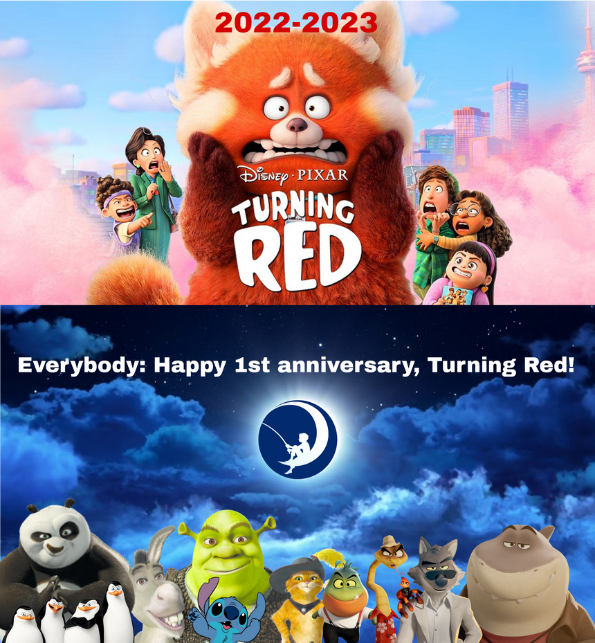 Red Credits Deviantart DreamWorks and Stitch Celebrates Turning Red by Benny49 on DeviantArt