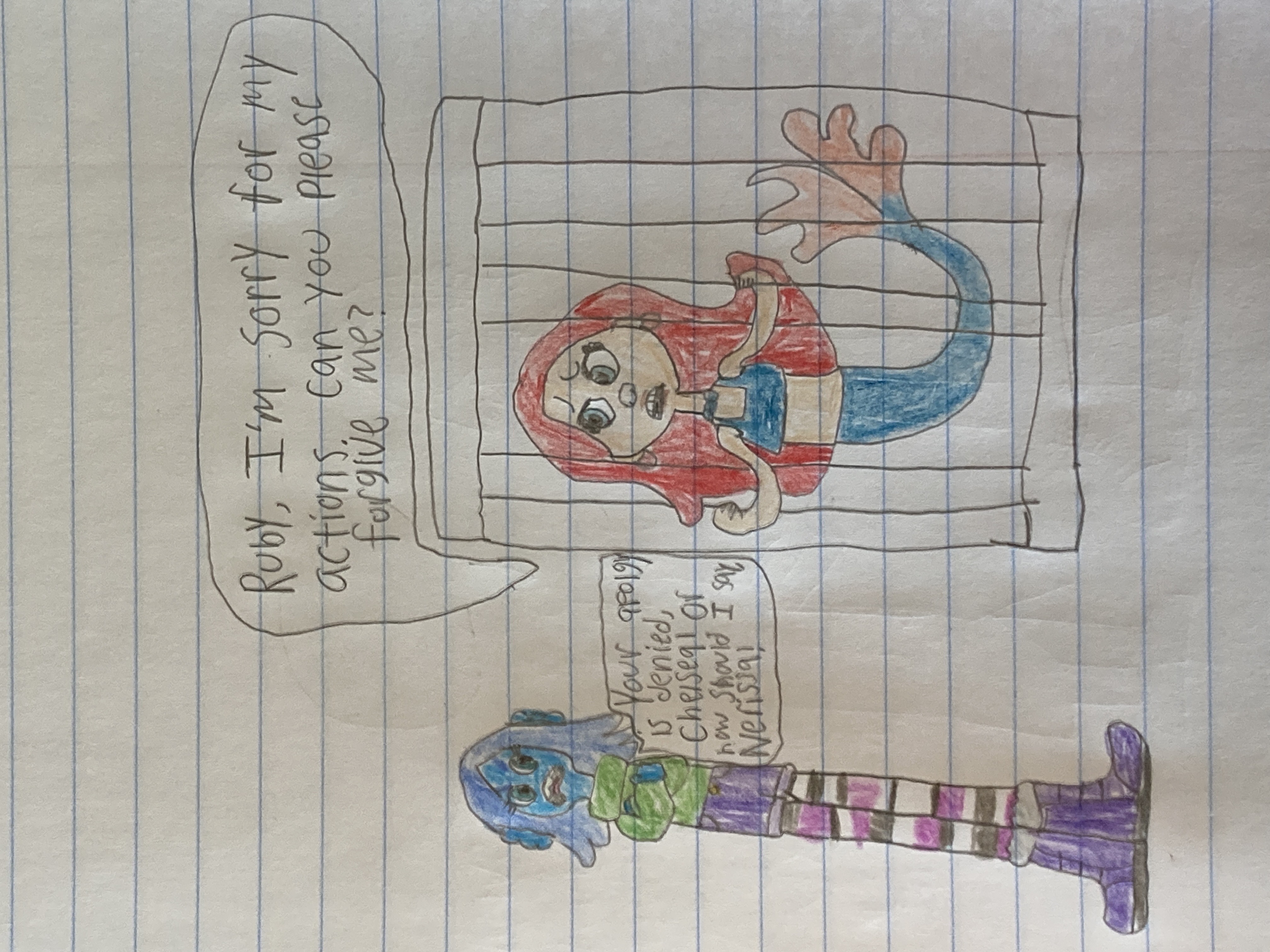 Luca, Ruby Gillman Angry Stop Gabriel3215 Copying! by dreamstar200 on  DeviantArt