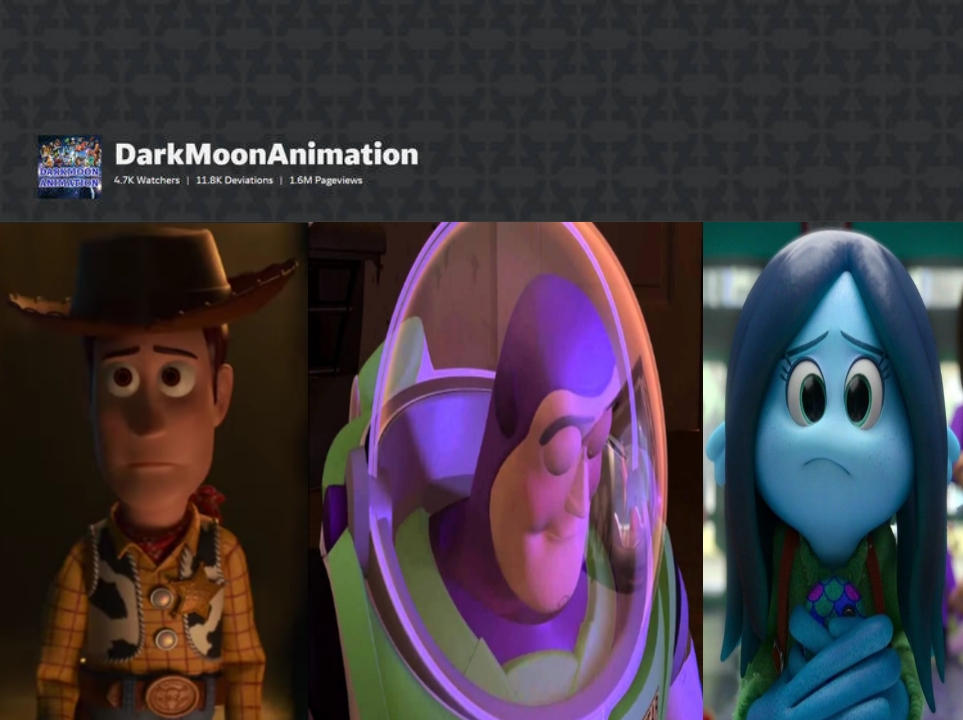 Ruby Rube Sad Woody, Buzz, and Ruby Sad for DarkMoonAnimation by Benny49 on DeviantArt