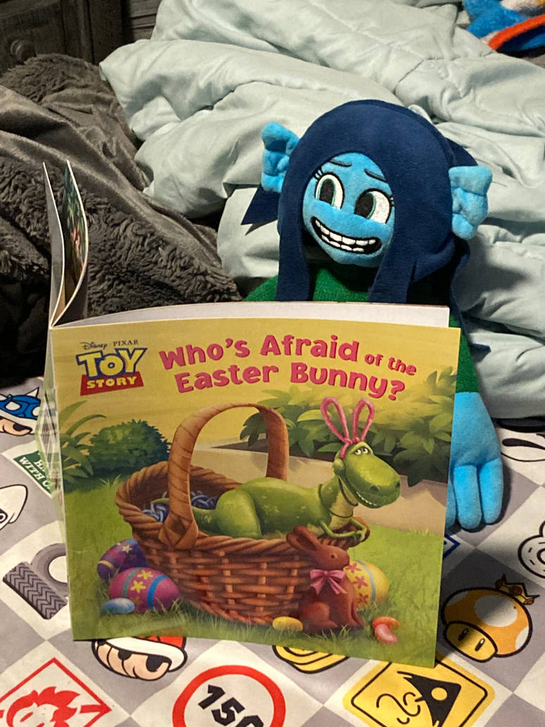 Ruby Reading Who's Afraid of the Easter Bunny by Benny49 on DeviantArt