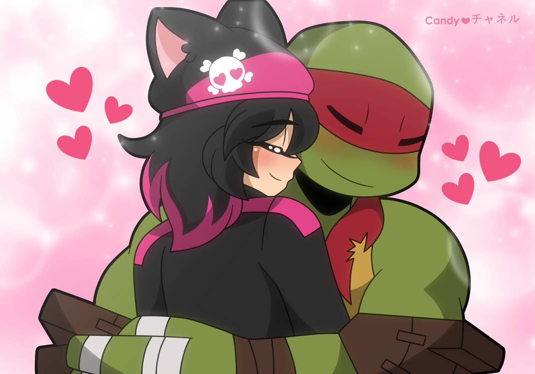 Tmnt Rise Raph Hugging TMNT 2012 - Raphandy Hug by candy-channeru on DeviantArt