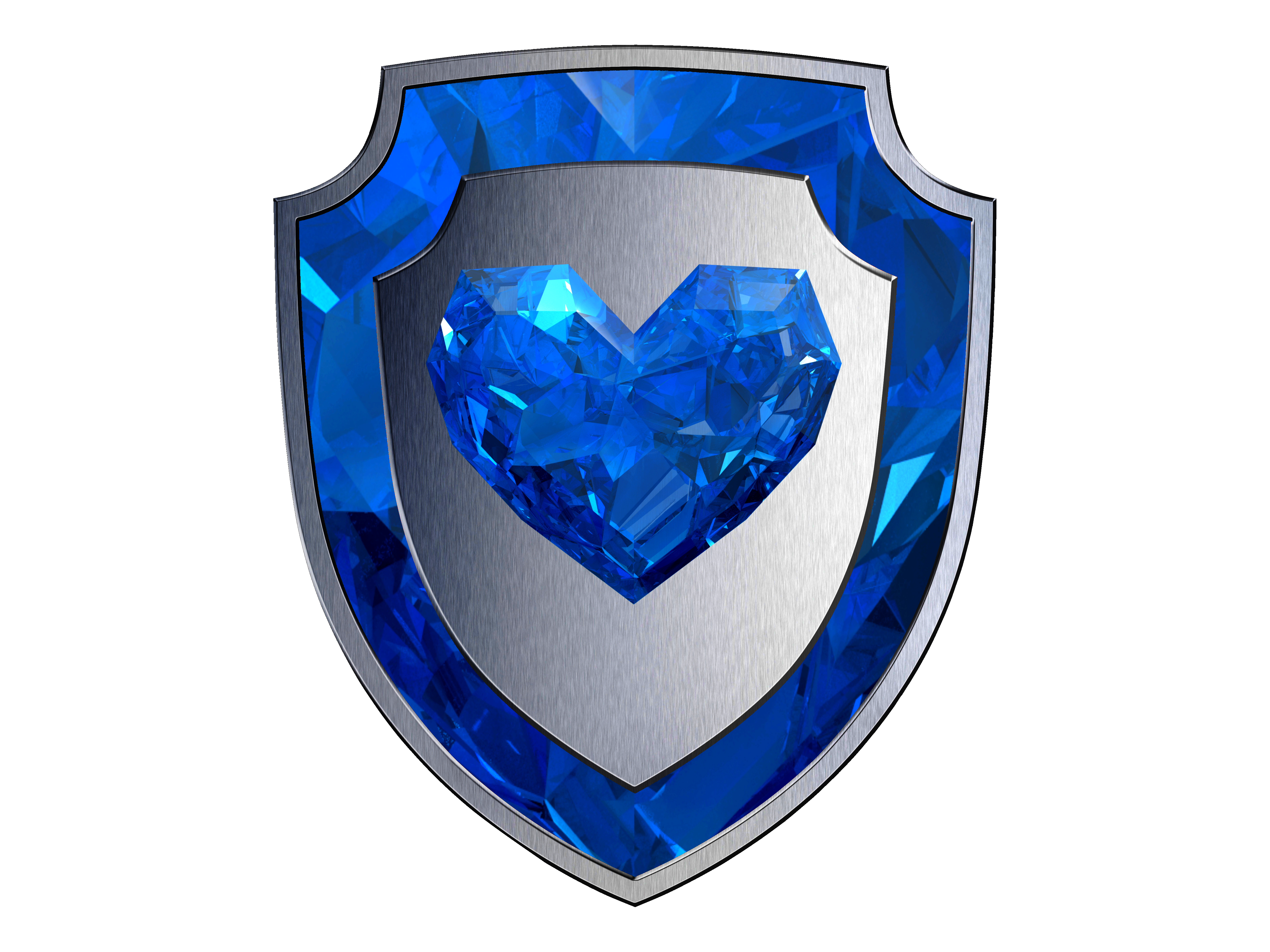 Crystal Heart Shield