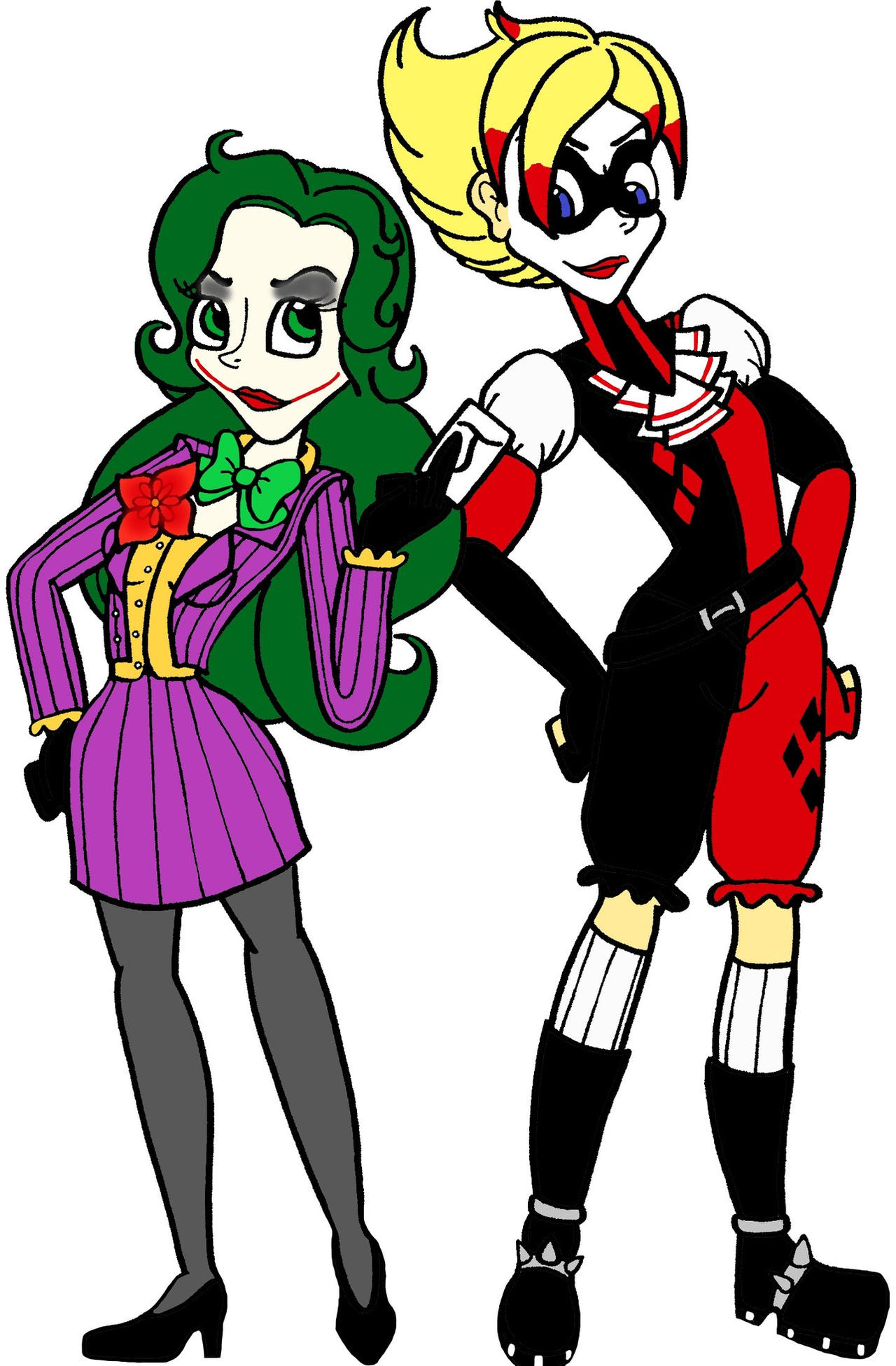 Ssl13 Lady Joker and Harley Quinn by SSL13 on DeviantArt