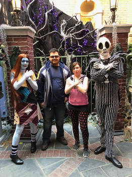 Jack and Sally at Disneyland