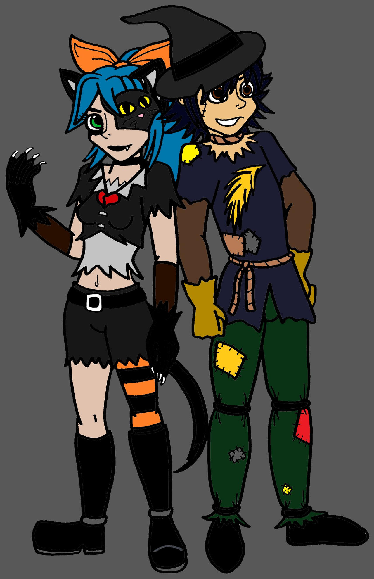 Ssl13 Amikai and Moro in Halloween Town by SSL13 on DeviantArt