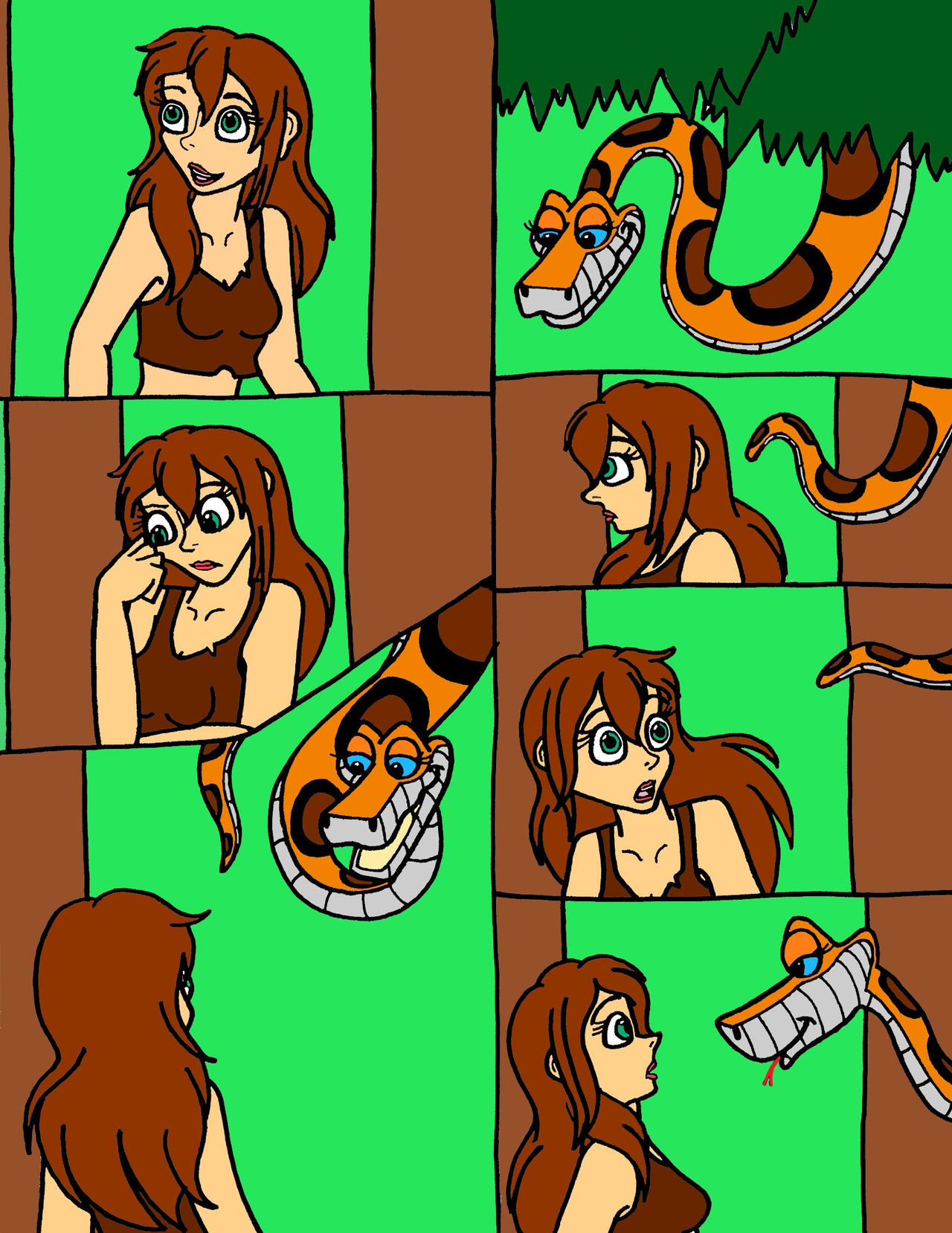 Ssl13 Commission Comic: Page 1/2 - Jane meets Kaalaa by SSL13 on DeviantArt