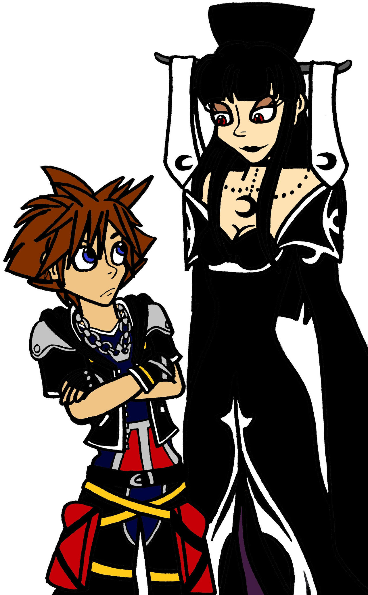 Ssl13 Commission - Sora and Yuuko by SSL13 on DeviantArt