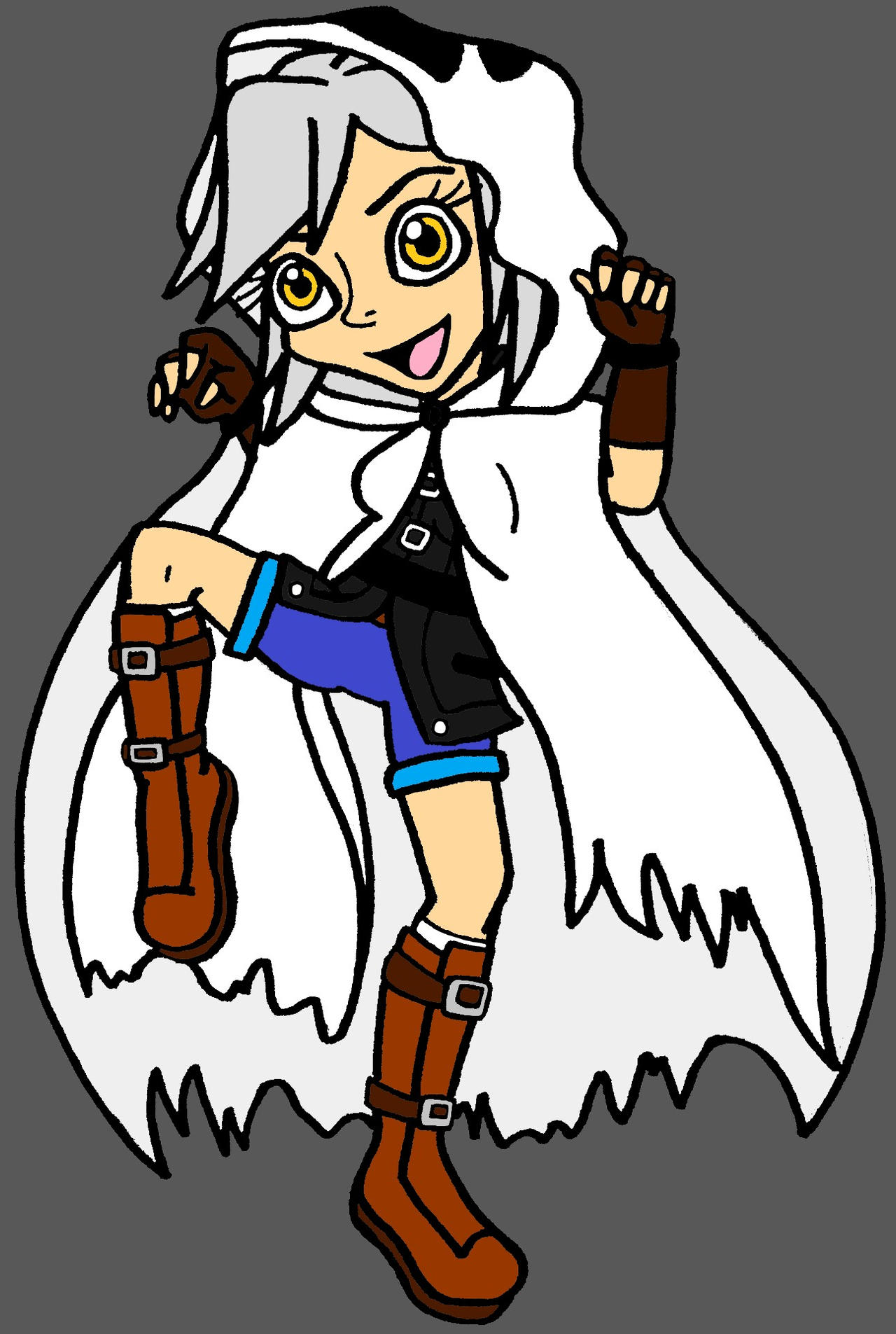 Ssl13 Cyrus Dressed as a Ghost by SSL13 on DeviantArt