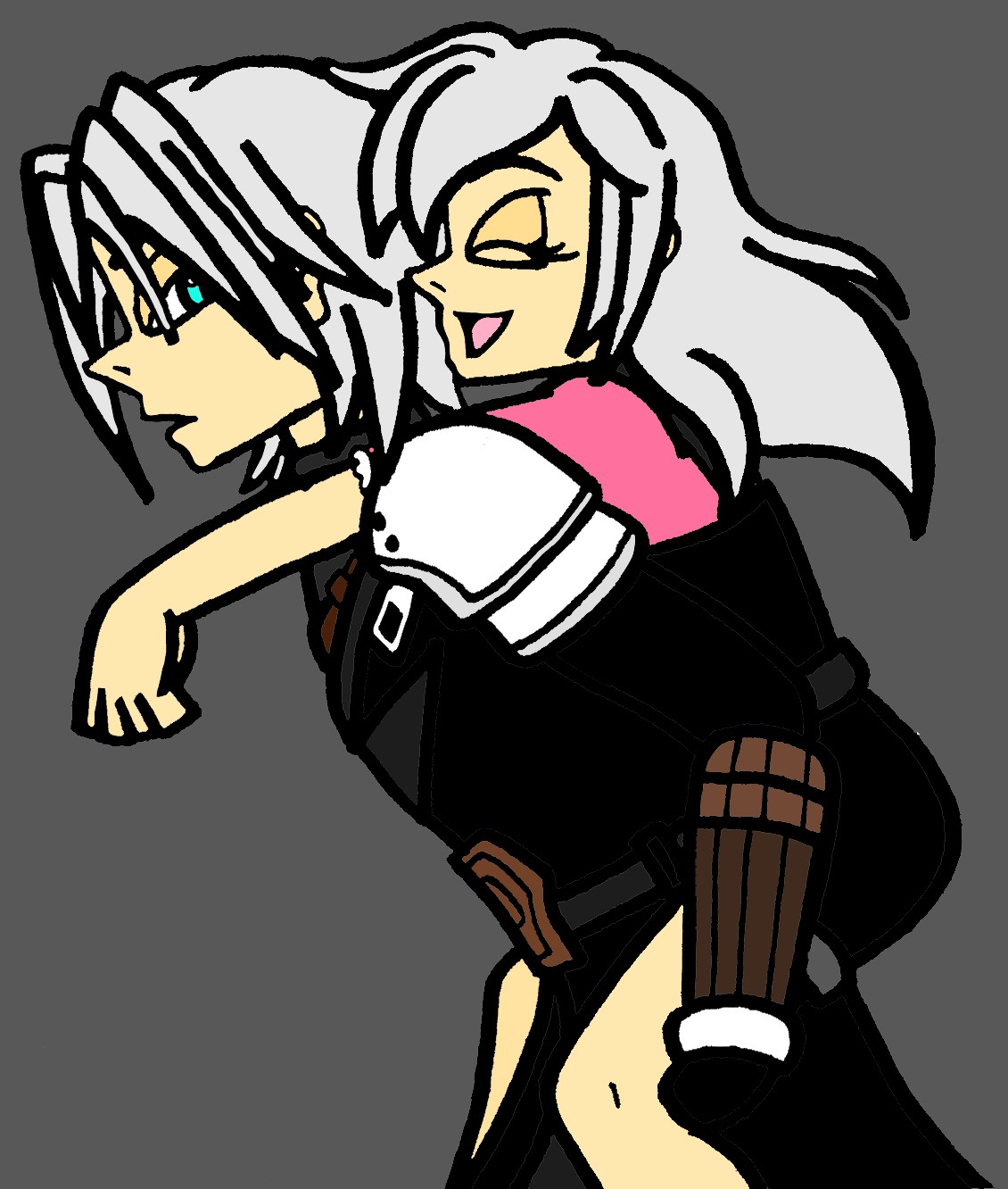 Ssl13 Sephiroth and Cyrus - Piggyback by SSL13 on DeviantArt