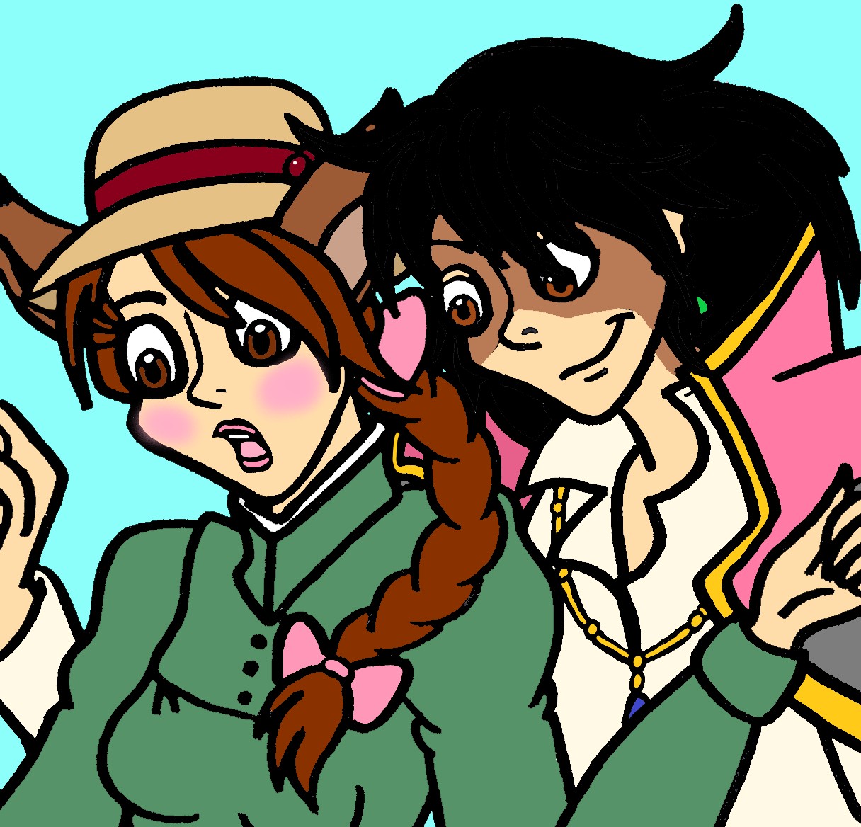 Ssl13 Commission - Kris and Fushigi as Howl and Sophie by SSL13 on DeviantArt