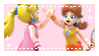 .~Peach and Daisy stamp~.