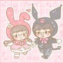 .+* Niclo as My Melody and Kuromi *+.