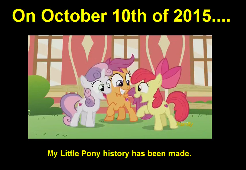 My Little Pony History has been made