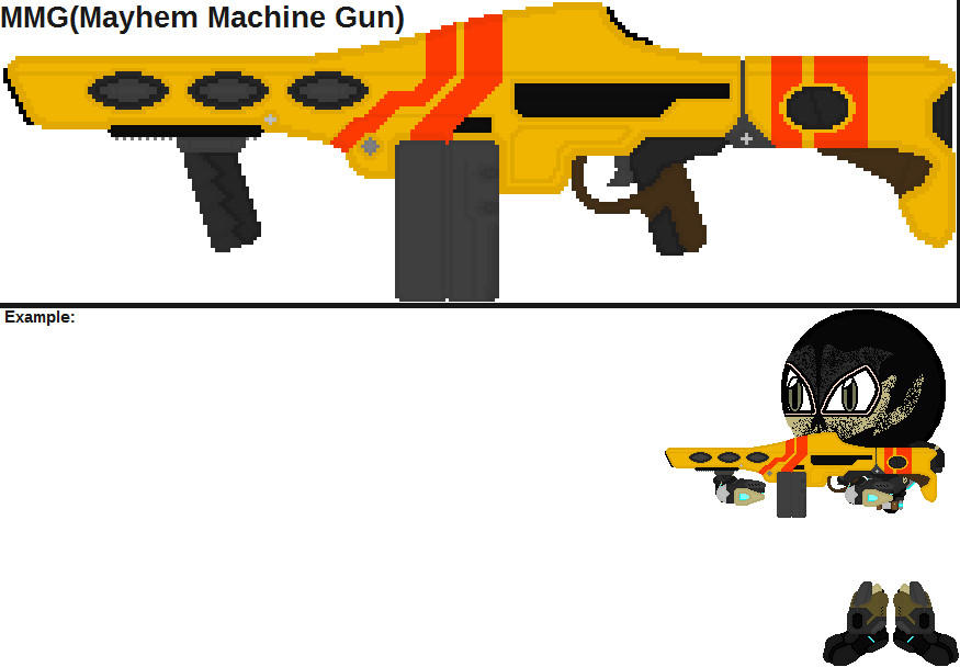Custom Weapons - MMG(Mayhem Machine Gun) by YellowNinja123 on DeviantArt