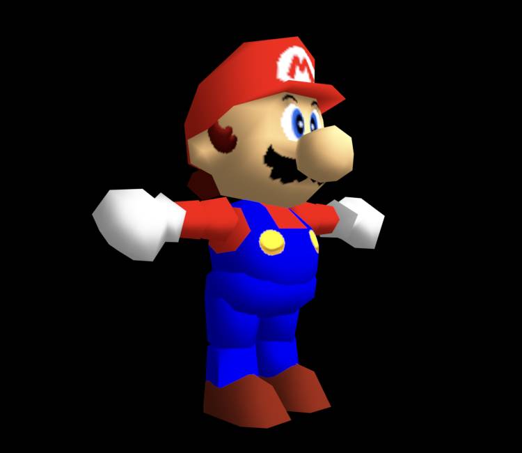 Mario model by 86et6 on DeviantArt