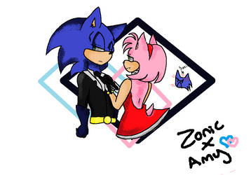 Zonic and Amy