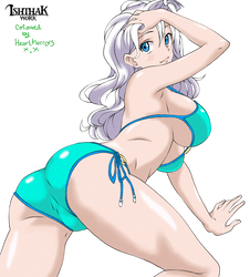 Sexy Mirajane Coloured by Hearthorrors