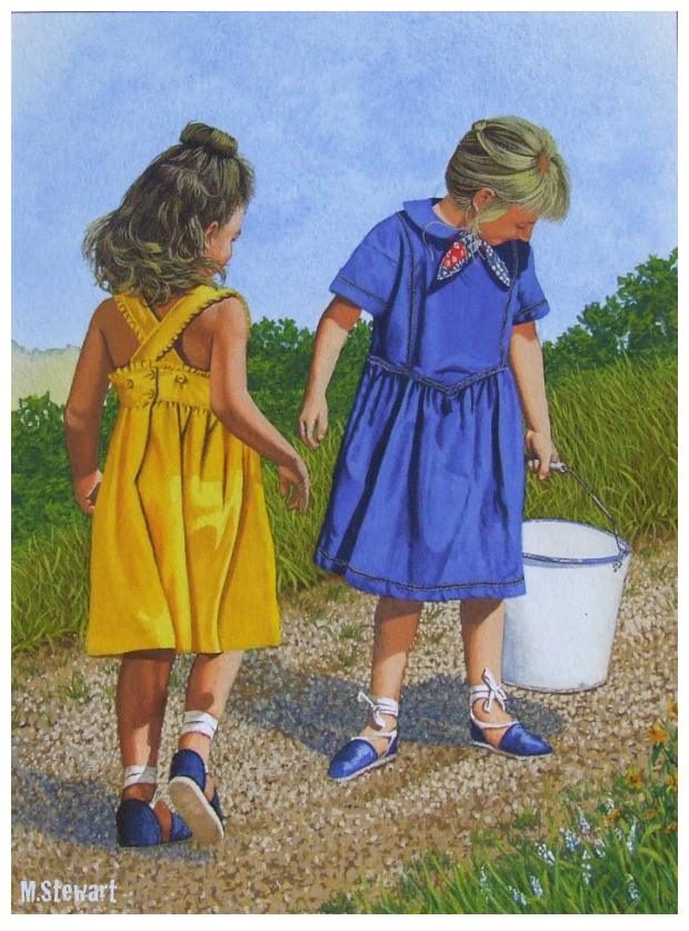 2 girls and a bucket