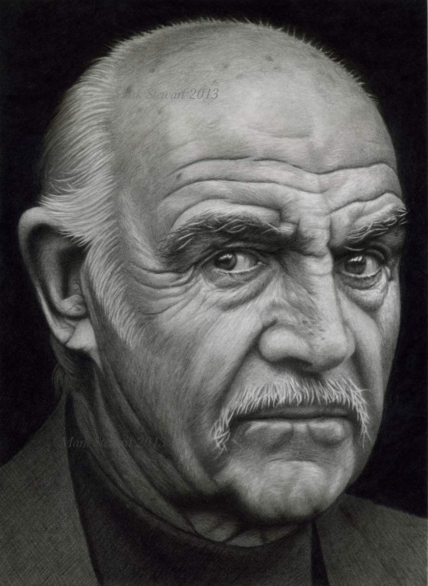 Sean Connery in graphite